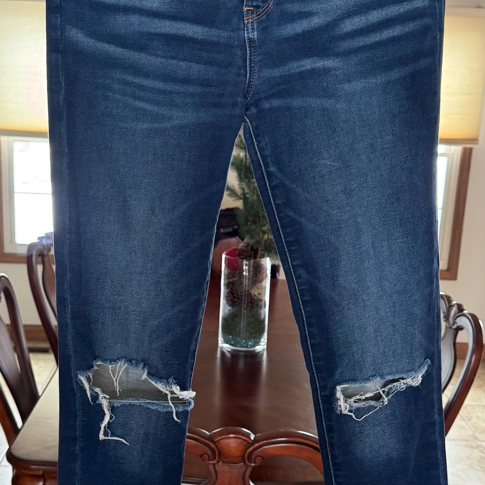Distressed Denim Jeans